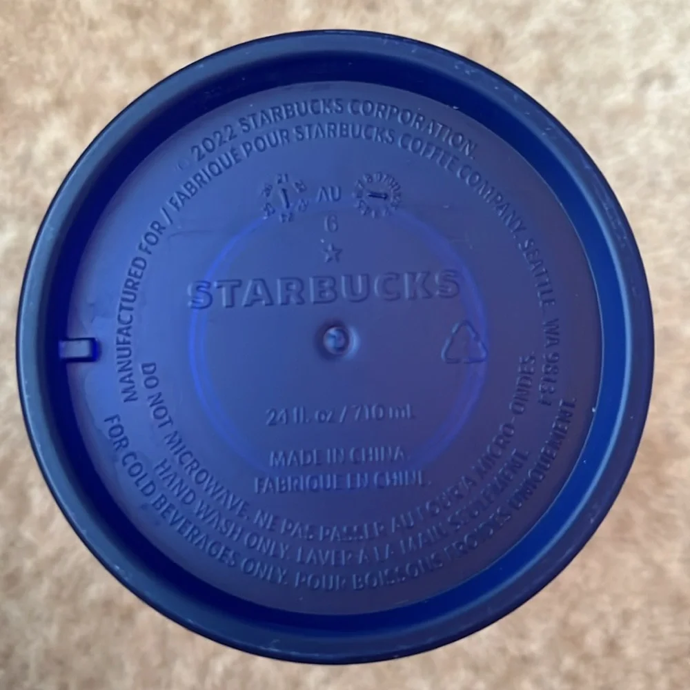Starbucks 2022 Watermelon Ombré Grid Tumbler - Picture 7 of 9